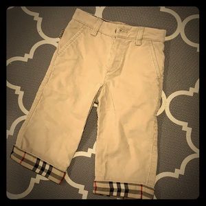 Burberry baby pants (12m)